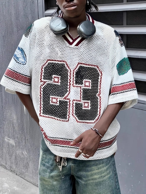 23 Jersey Mesh Print Tee | Inflation Streetwear