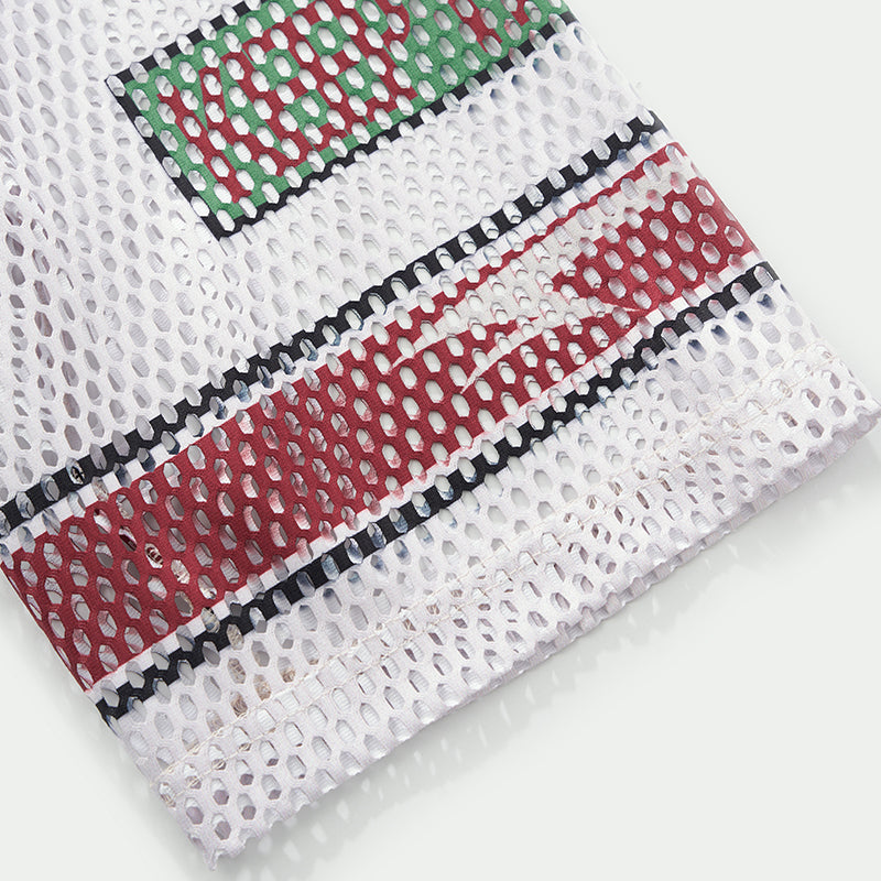 23 Jersey Mesh Print Tee | Inflation Streetwear