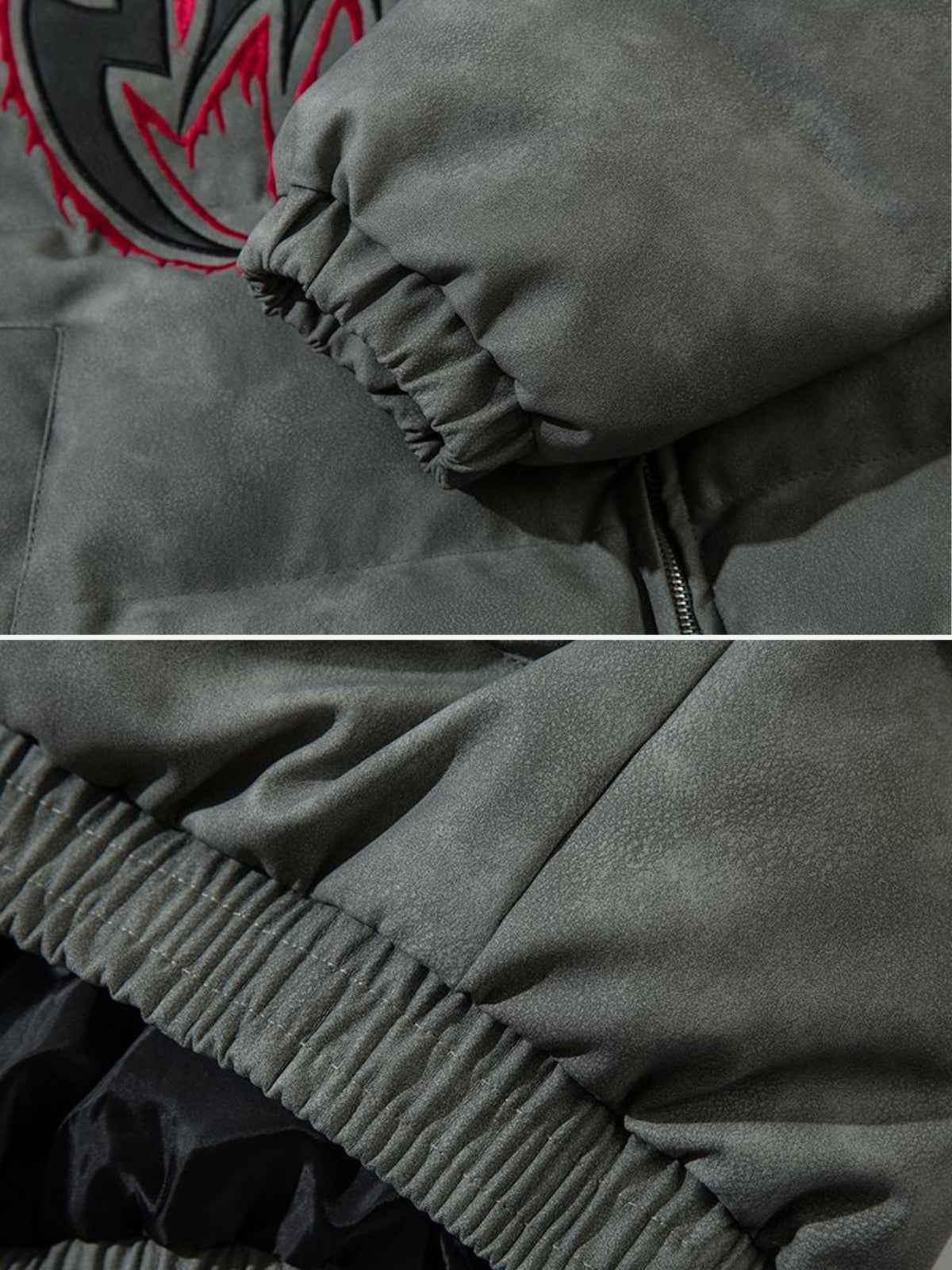 SINISTER - Puffer Embroidered Jacket