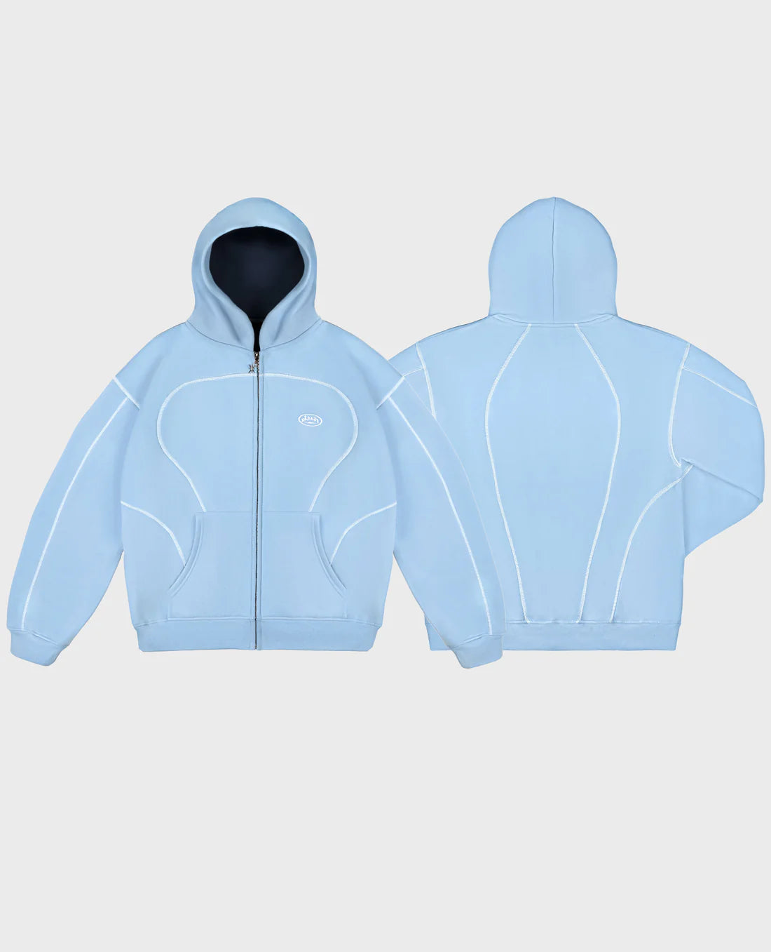 FELPA CON CAPPUCCIO E ZIP (FELPA CON CAPPUCCIO+JOGGER)