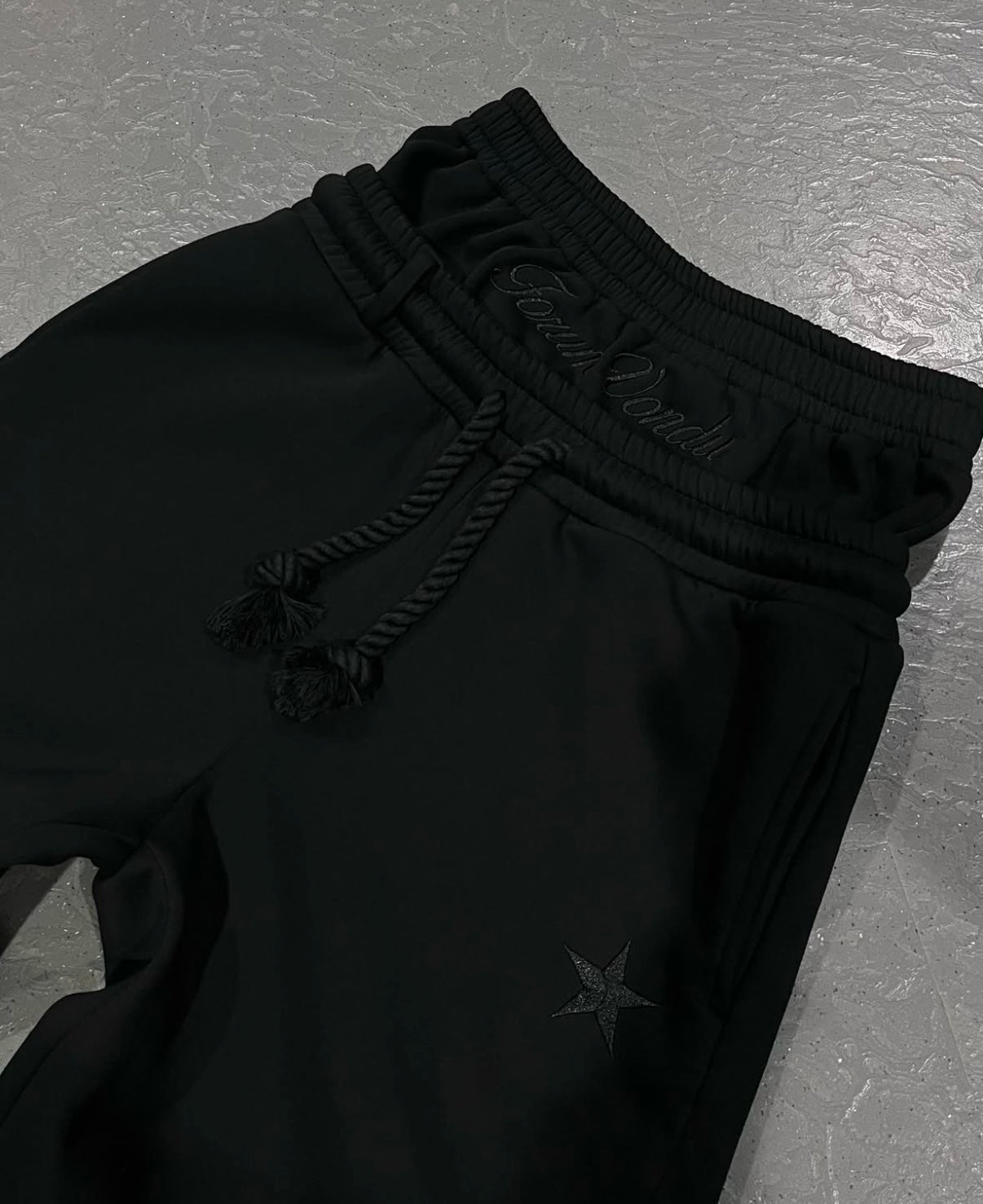 VELORA DOUBLE WAIST SWEATPANTS