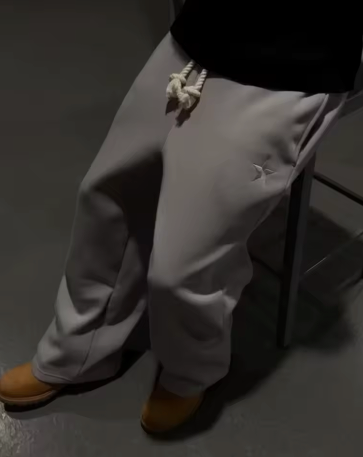 VELORA DOUBLE WAIST SWEATPANTS