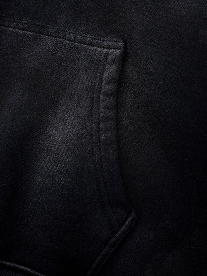 PATCHRACE - Oversized Graphic Zip Up Hoodie
