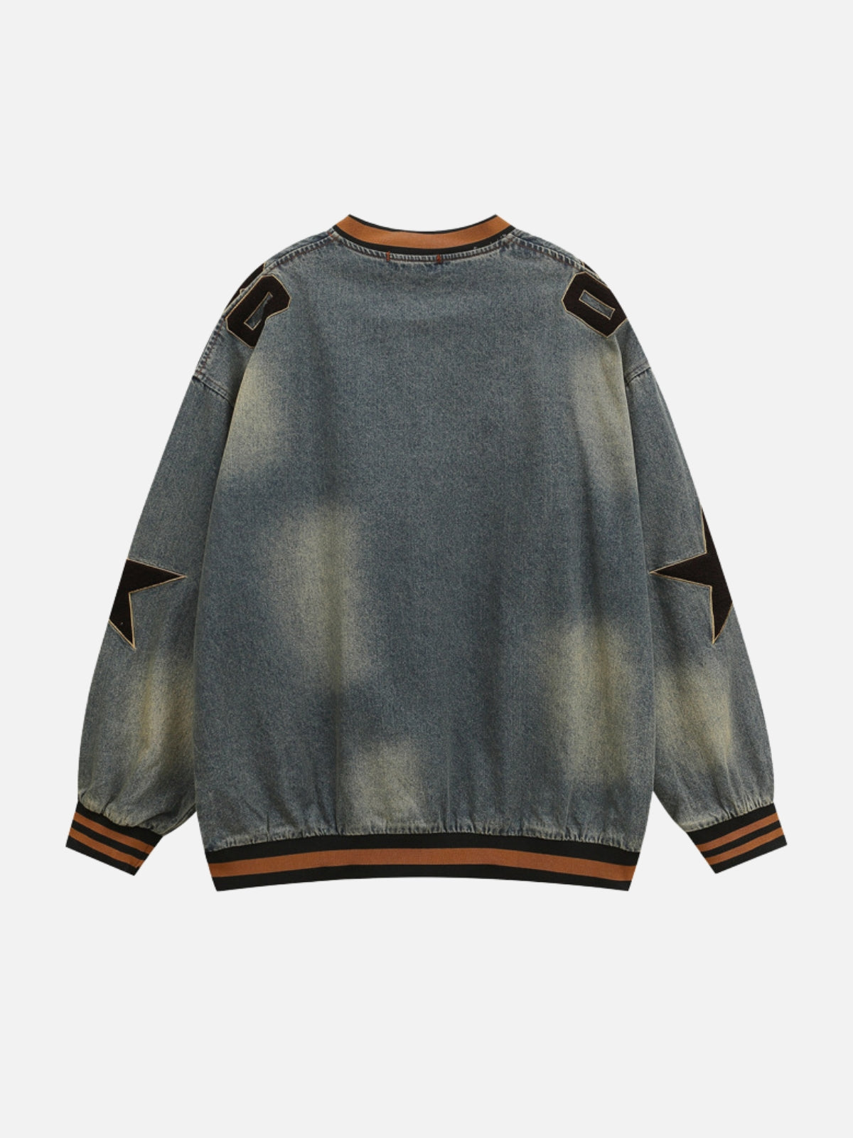 MAFFAERROR - Oversized Embroidered Crewneck Jersey