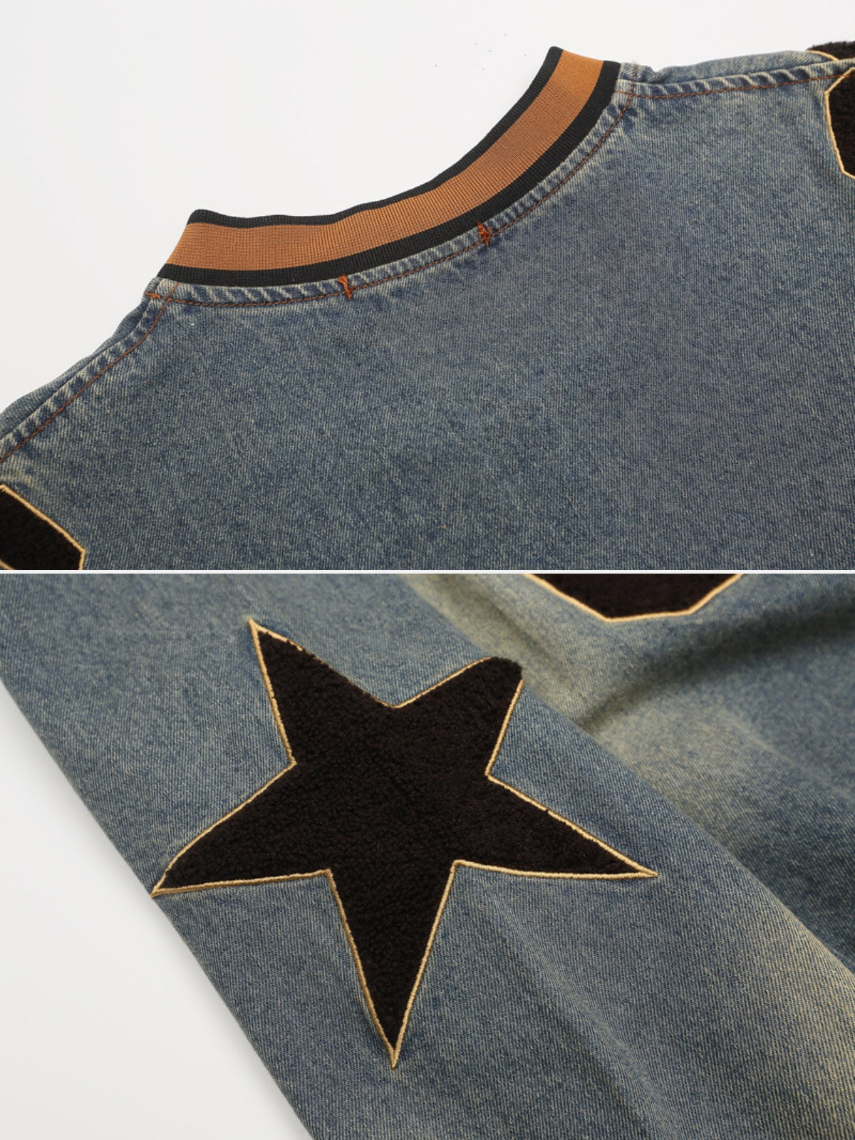 MAFFAERROR - Oversized Embroidered Crewneck Jersey