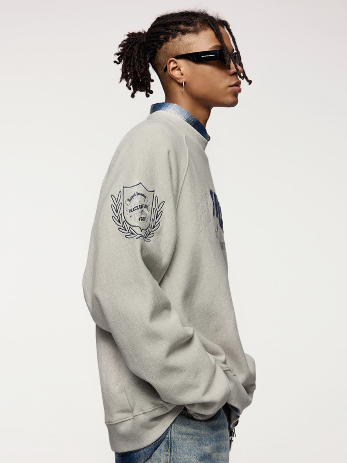 PROBLEM - Oversized Graphic Long Sleeve Crewneck