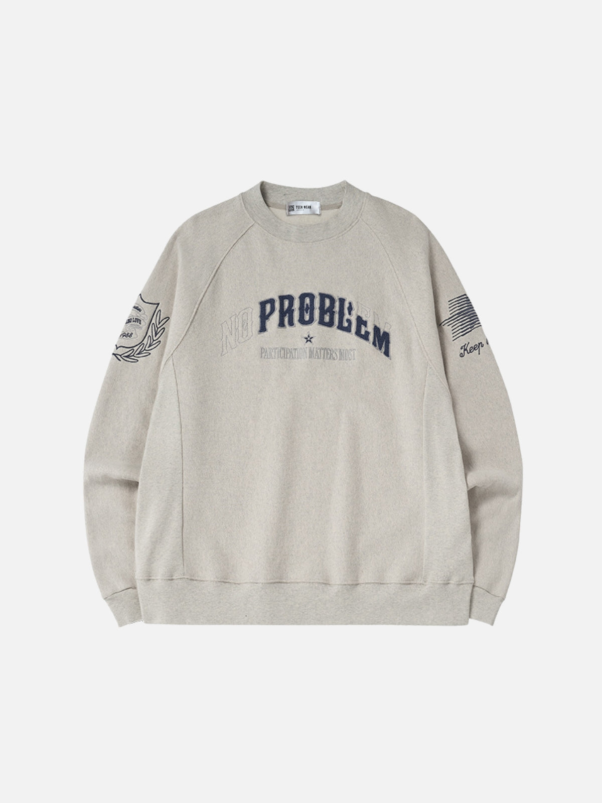 PROBLEM - Oversized Graphic Long Sleeve Crewneck