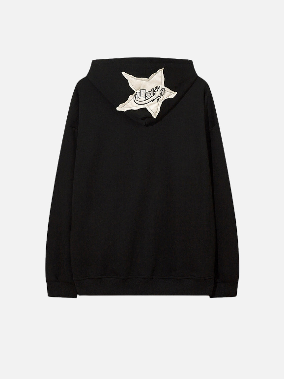 STAR PATCH - Oversized Embroidered Hoodie