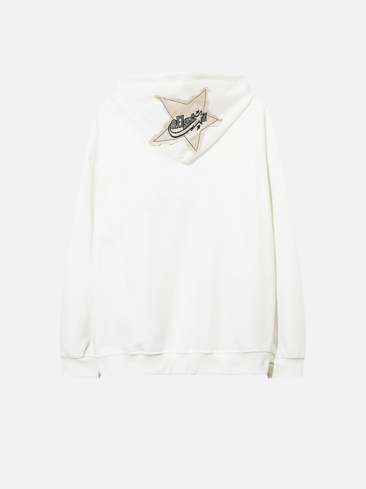 STAR PATCH - Oversized Embroidered Hoodie