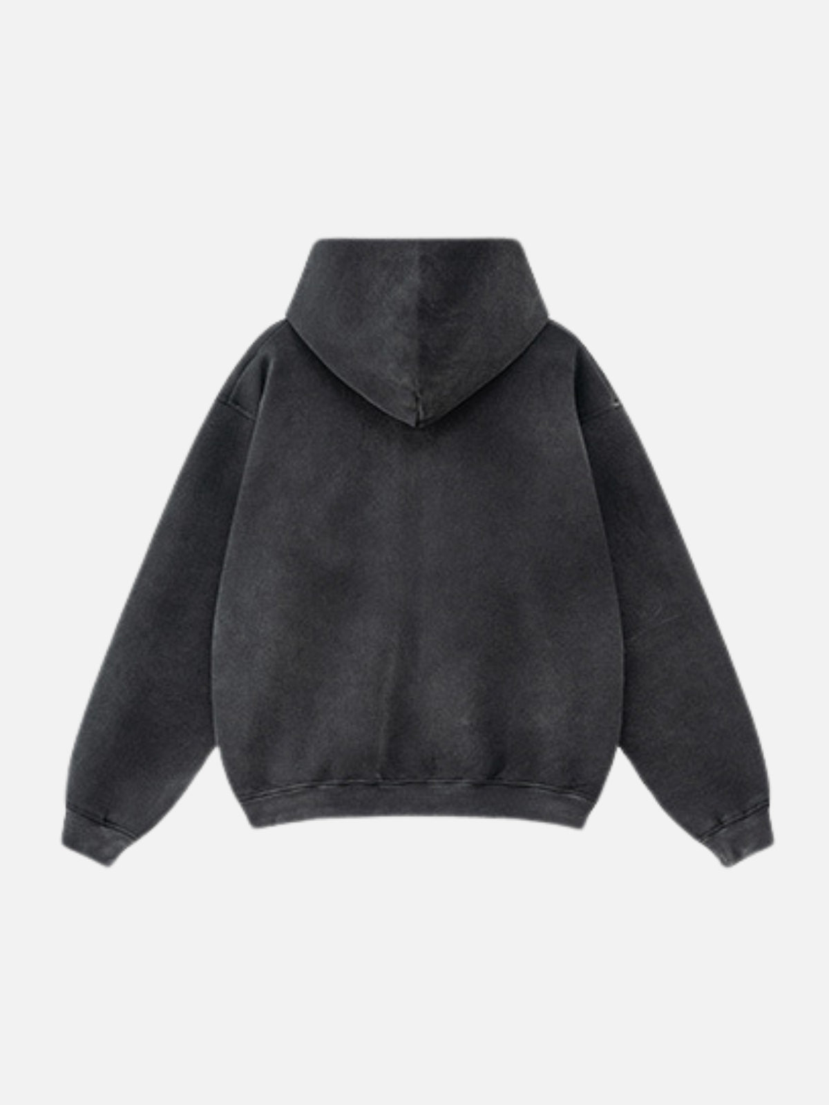 PERSUE - Oversized Print Zip Up Hoodie