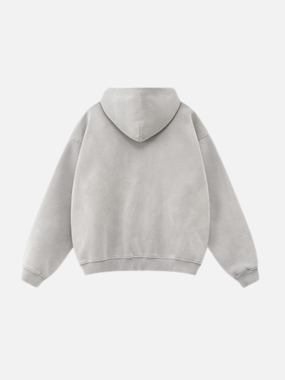 PERSUE - Oversized Print Zip Up Hoodie