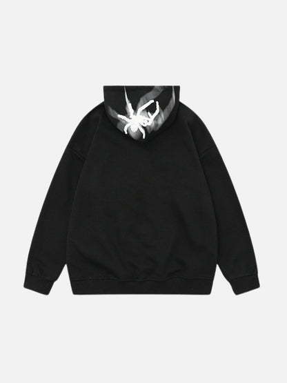 SPIDEROUS - Oversized Embroidered Hoodie