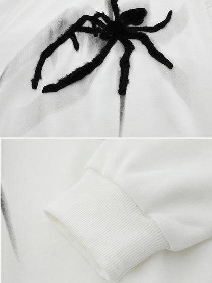 SPIDEROUS - Oversized Embroidered Hoodie