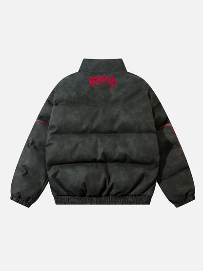 SINISTER - Puffer Embroidered Jacket