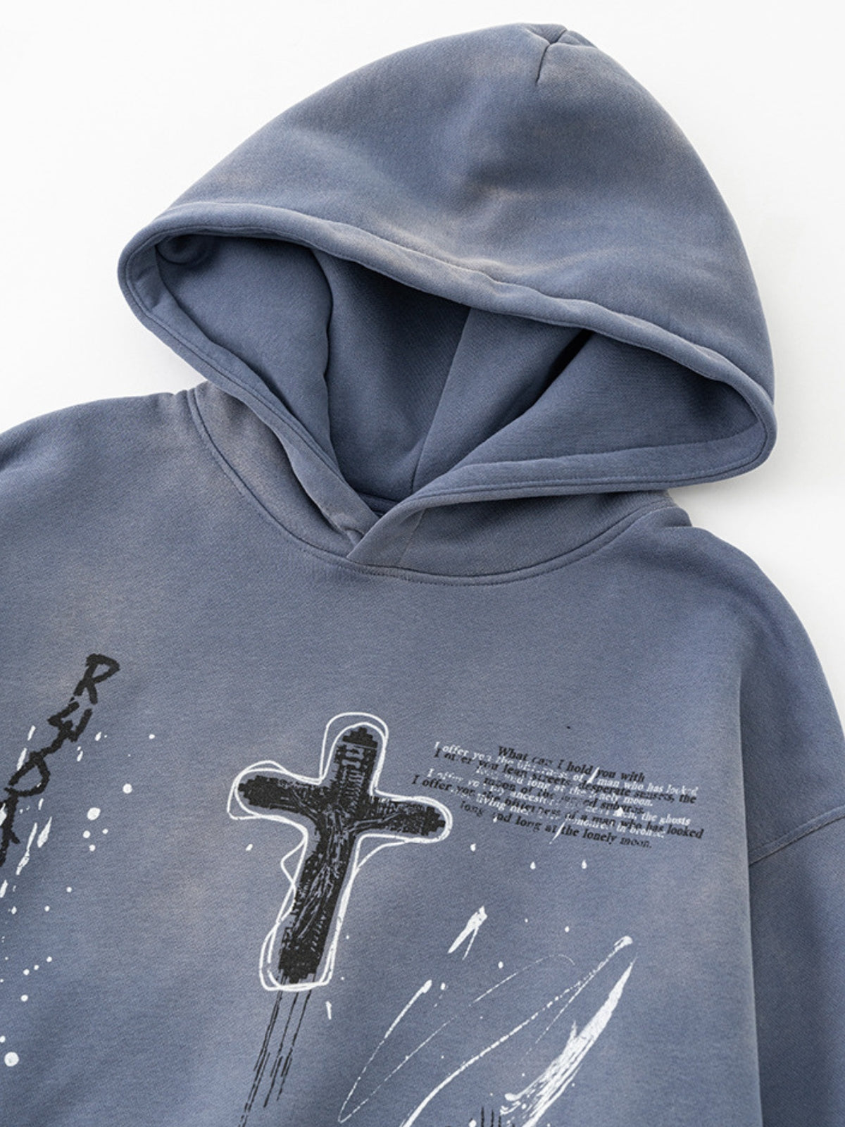 KRISS CROSS - Oversized Print Hoodie