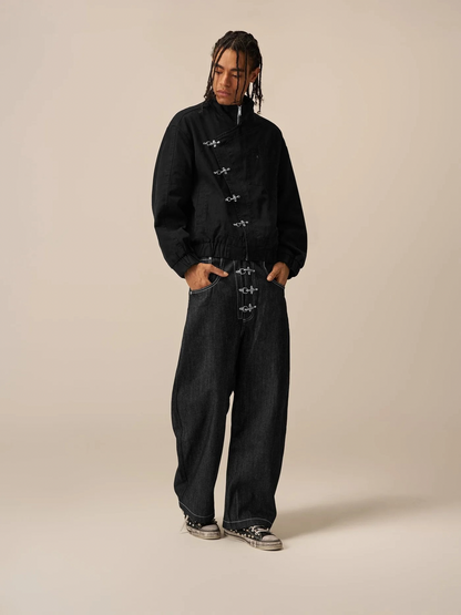 Lunara®Metal Button Jacket