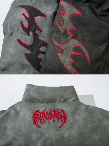 SINISTER - Puffer Embroidered Jacket