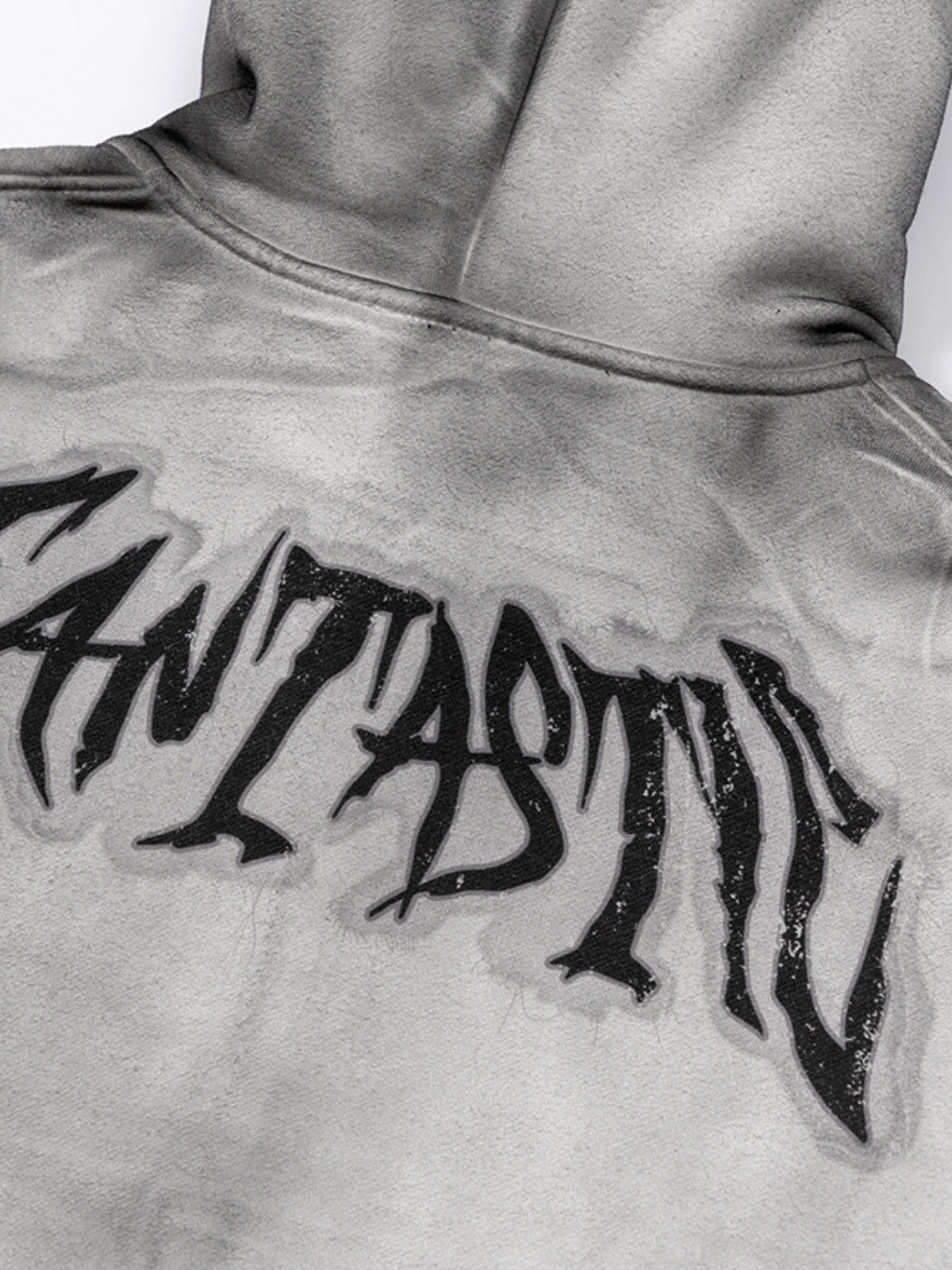 FANTASTIC - Oversized Print Zip Up Hoodie