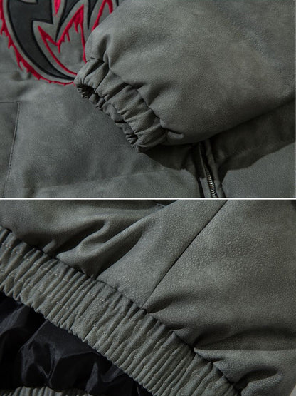 SINISTER - Puffer Embroidered Jacket