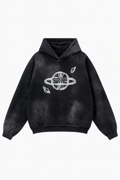 PLUTOS - Oversized Print Hoodie