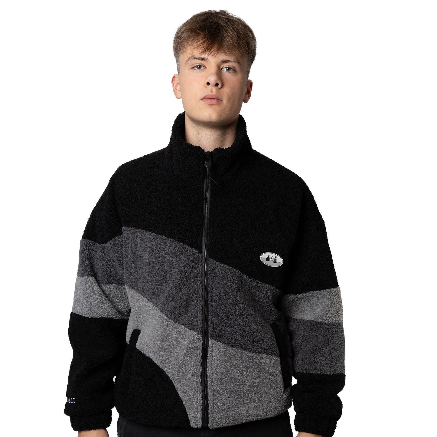 Retro Fleece Jacket Black