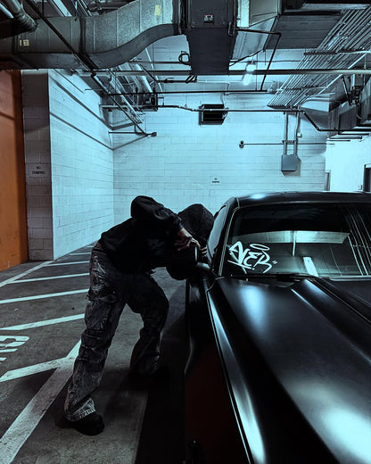 KIIKIO Stonewashed Balaclava Integrated Hoodie