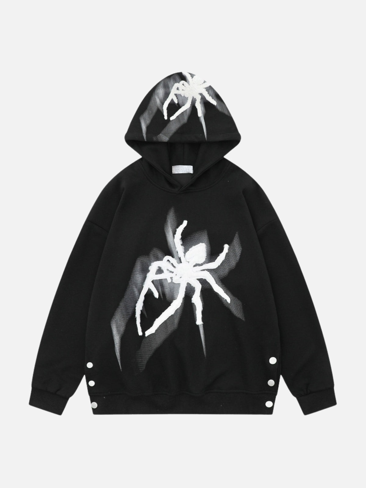 SPIDEROUS - Felpa con cappuccio oversize ricamata 